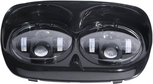 Rivco Products - LED-145B - Headlight Assembly - LED - Black - Road Glide