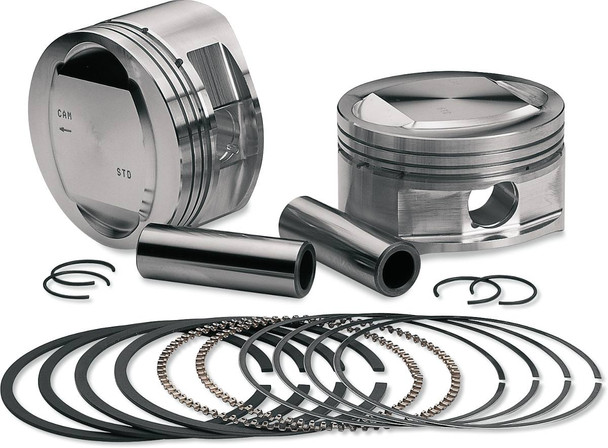 S&S Cycle - 92-1214 - Piston Kit - for 106" Stroker Kit - +.005"