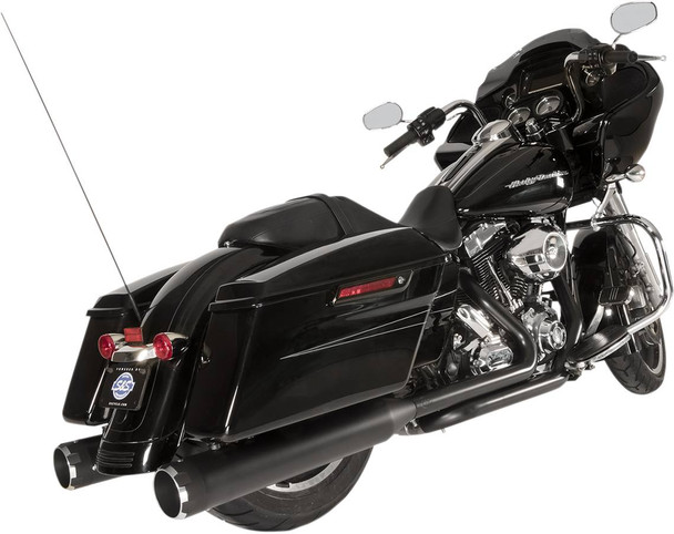S&S Cycle - 550-0679B - El Dorado Dual Exhaust System - Black - Black Thruster