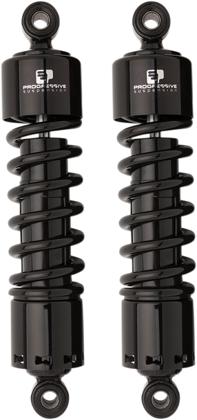 Progressive Suspension - 412-4044B - 412 Series Shock - 12" - Heavy Duty - Black - Dyna