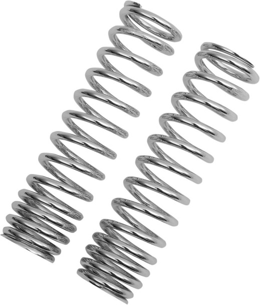 Progressive Suspension - 03-1367C - Shock Springs - 90-130 lb/in - Chrome