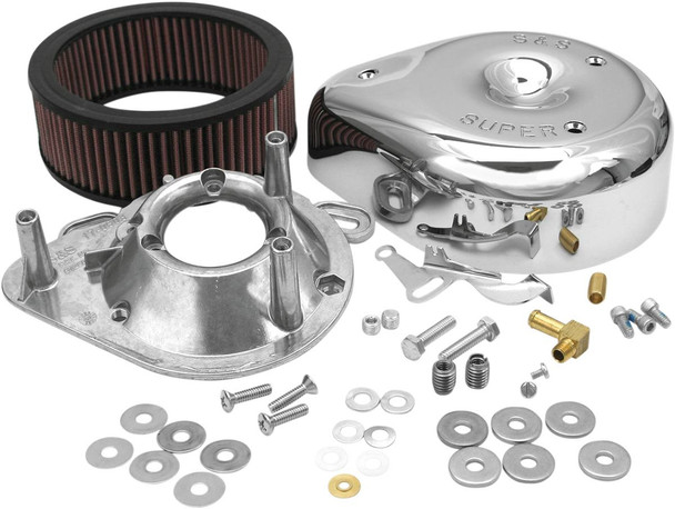 S&S Cycle - 17-0399 - Teardrop Air Cleaner Kit - Chrome