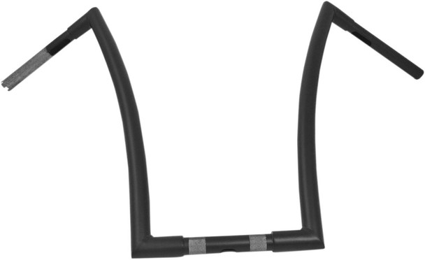 Todd'S Cycle - 0601-3978 - 1-1/4" Strip Handlebar - 20" Rise - Flat Black