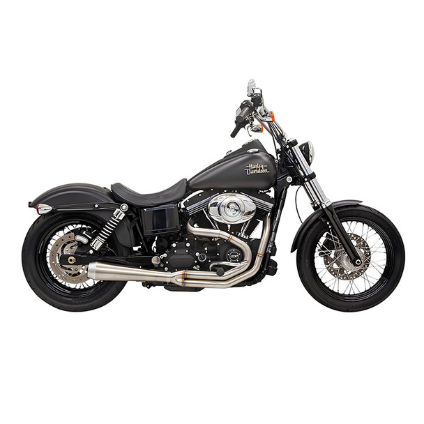 Bassani Exhaust - Road Rage III 2-into-1 Exhaust Systems Stainless - Fits '91-'17 FXD Model