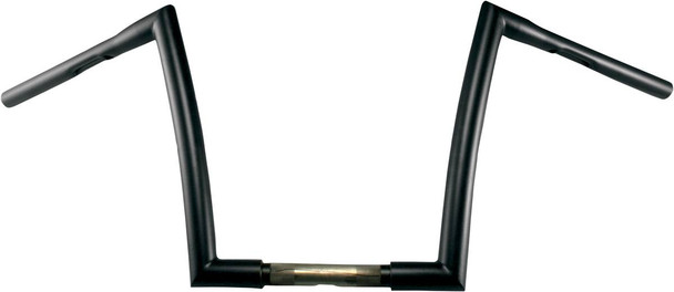 Todd'S Cycle - 0601-2713 - 1-1/4" Strip Handlebar - 12" Rise - Flat Black