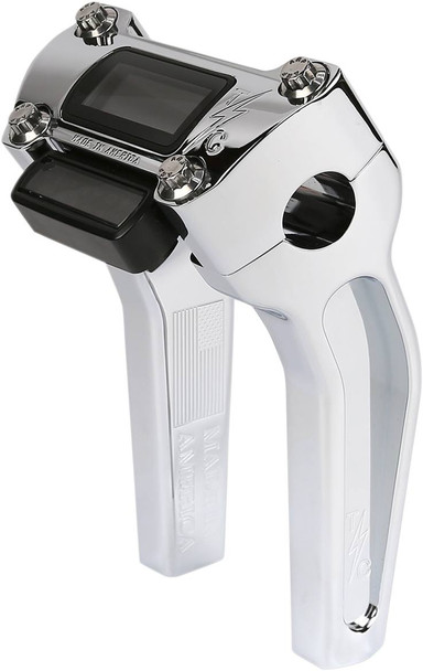 Thrashin Supply Co. - TSC-6500-3 - Handlebar Risers - Pull Back - 6-1/2" - Gauge Cutout - Chrome