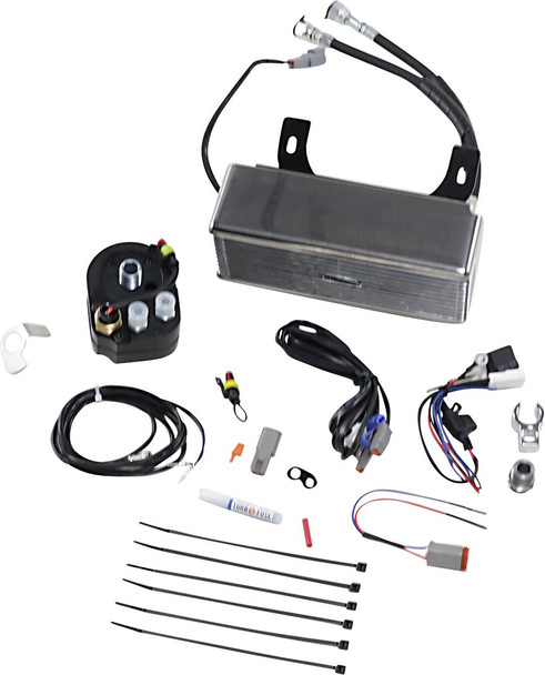 Ultracool - RF-1SS - Oil Cooler Kit - Chrome - Touring