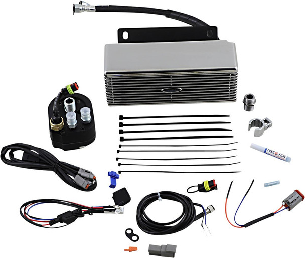 Ultracool - RF-2CSS - Below Regulator Mount Oil Cooler - Stainless Steel - Touring/Trike