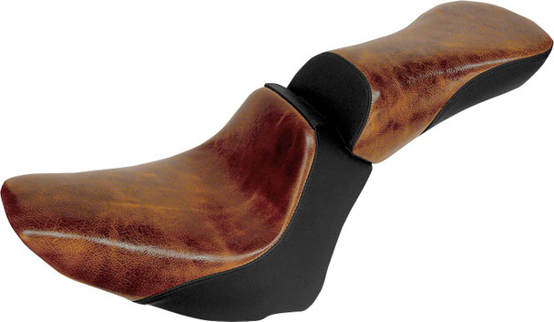 Saddlemen - 806-23-016B - Pillion Pad - Lariat - Brown