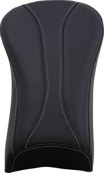 Saddlemen - 806-23-0162 - Dominator Pillion Pad - Standard Reach - Black w/ Gray Stitching