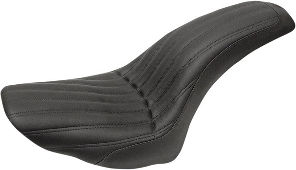 Saddlemen - 806-23-047K - Knuckle 2-Up Seat - Ribbed - Black