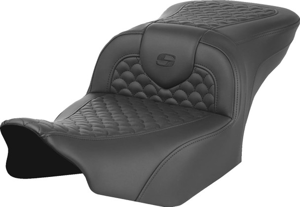 Saddlemen - 823-07-20800 - Roadsofa™ Seat - Dragon Scale Stitch - w/o Backrest - FLTR/FLHX '23-'24