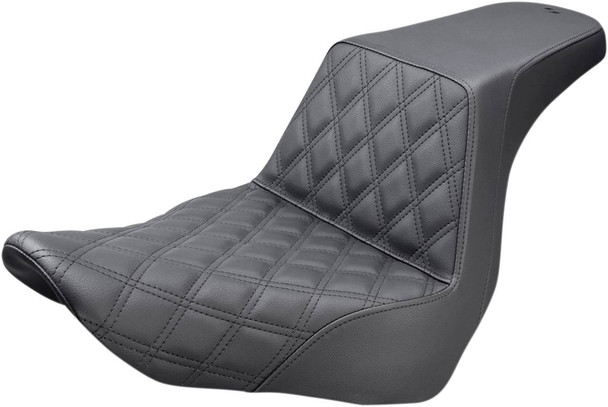 Saddlemen - 818-29-172 - Step-Up Seat - Front Lattice Stitch - Black