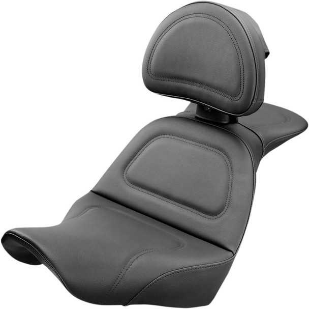 Saddlemen - 818-29-030 - Explorer Seat - w/ Driver Backrest - FX/FL '18-'24