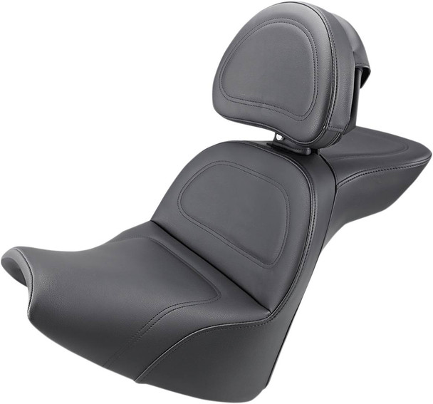 Saddlemen - 818-31-030 - Explorer Seat - w/ Driver Backrest - FXBR/S '18-'20