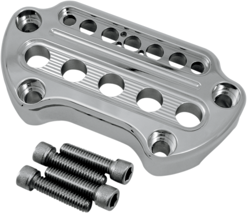 Joker Machine - Indicator Light Handlebar Clamps - Fits '06-'16 Dyna and '93-'16 XL (see description for more details)