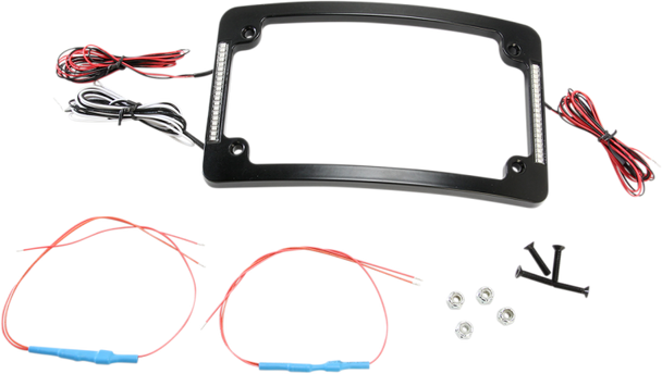 Custom Dynamics - All-in-one License Plate - Tri-Radius