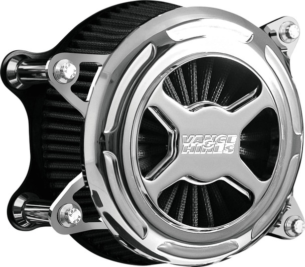Vance & Hines - 72341 - VO2 X Air Intake Kit - Chrome