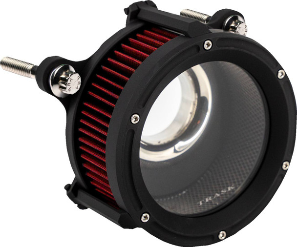 Trask - Black Assault Charge High-Flow Air Cleaner Kit fits '24 Harley M8 Gen 2 FLHX/​FLTRX/​FLTRXSTSE, '23-'24 FLHXSE/​FLTRXSE Models