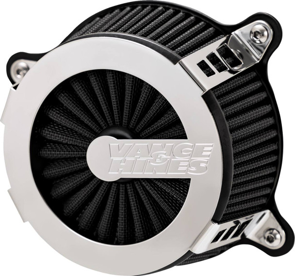 Vance & Hines - 70355 - VO2 Cage Fighter Air Intake Kit - Chrome