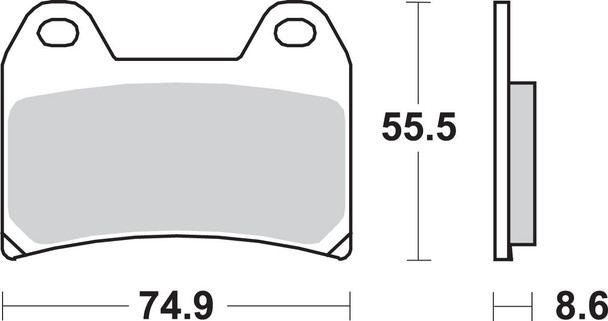Sbs - 706HF - HF Brake Pads
