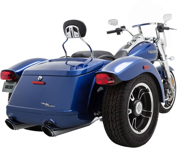 Vance & Hines - 16798 - Chrome Mufflers - Freewheeler