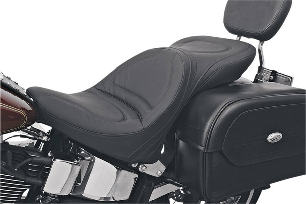 Saddlemen - 8150JS - Seat - Explorer™ - Without Backrest - Stitched - Black - Softail
