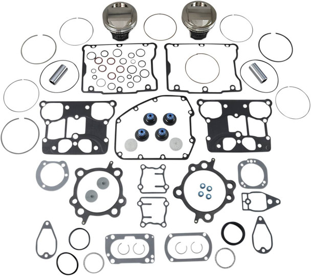 Wiseco - VT2709 - Piston Kit with Gasket - Standard - Twin Cam 88" Bored to 1550 cc (95 Cubic Inch)