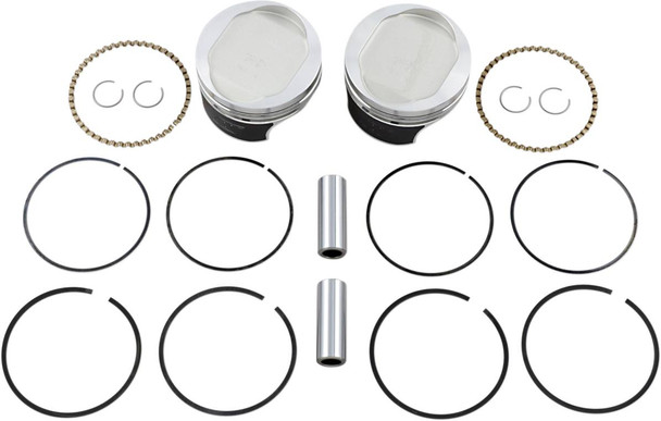 Wiseco - K0213P1 - Tracker™ Series Piston Kit - 3.508" - 883 cc Bored to 1200 cc - +0.010" - 883 XL