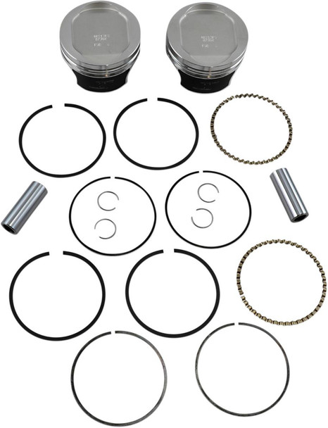 Wiseco - K0213P2 - Tracker™ Series Piston Kit - 3.518" - 883 cc Bored to 1200 cc - +0.020" - 883 XL