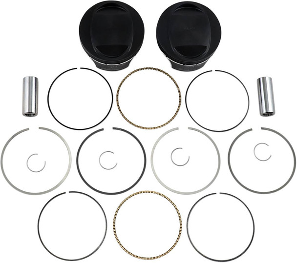 Wiseco - K2793 - Piston Kit - 3.885" - 103 Cubic Inch | 96 Cubic Inch Bored to 103 Cubic Inch - Twin Cam