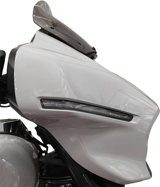 Wind Vest - 58-9010 - Windshield - 9-1/2" - Light Smoke - FLHX, FLHXSE