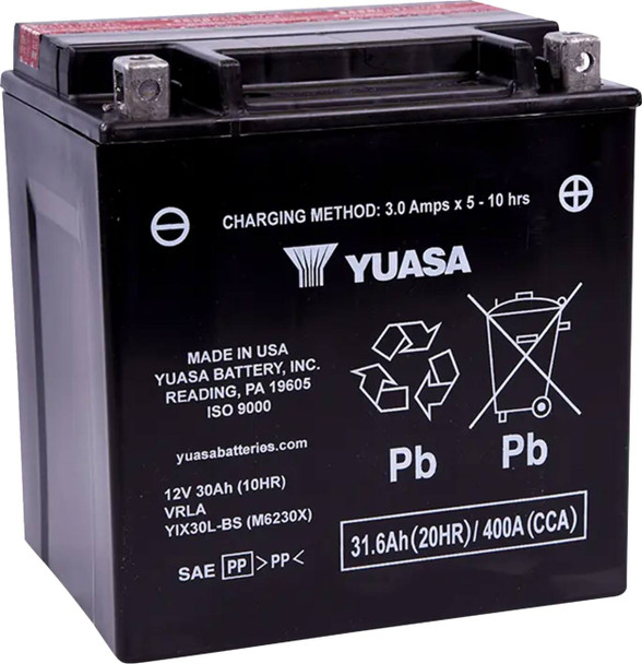 Yuasa - YUAM6230X - AGM Battery - YIX30L-BS - 1.4 L