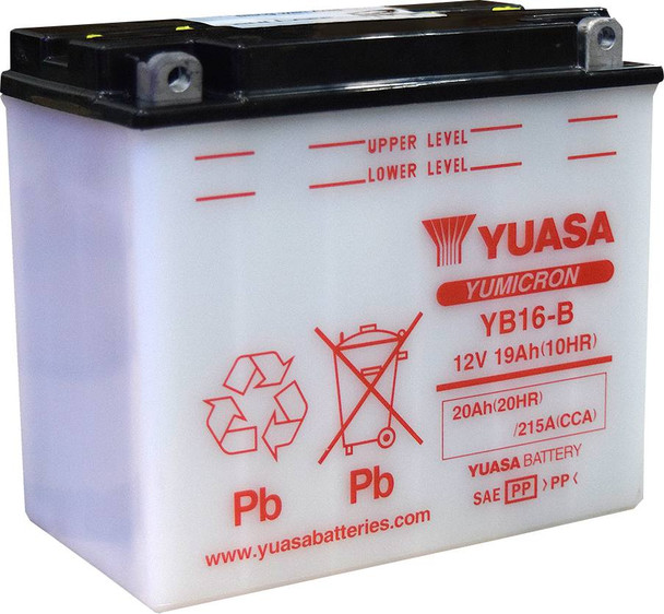 Yuasa - YUAM2216YTWN - Battery - YB16-B
