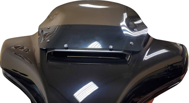 Wind Vest - 58-1240 - Windshield - 12-1/2" - Dark Smoke - FLHX, FLHXSE