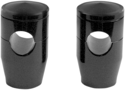 Accutronix - HR1352-B - Elite Custom Billet Aluminum Risers - Standard - 2" - Black