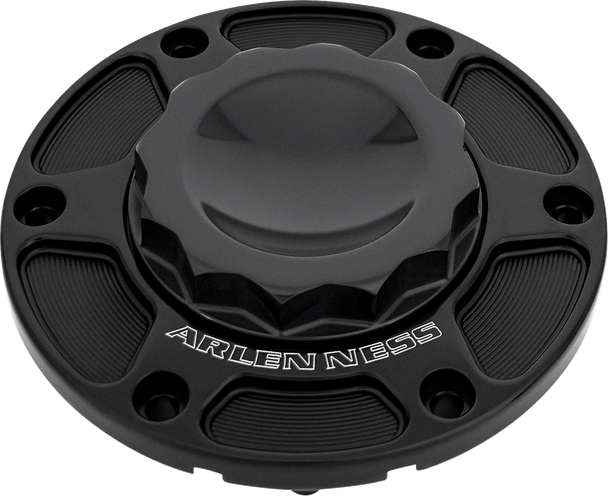 Arlen Ness - 701-013 - 12 Point Gas Cap - All Black