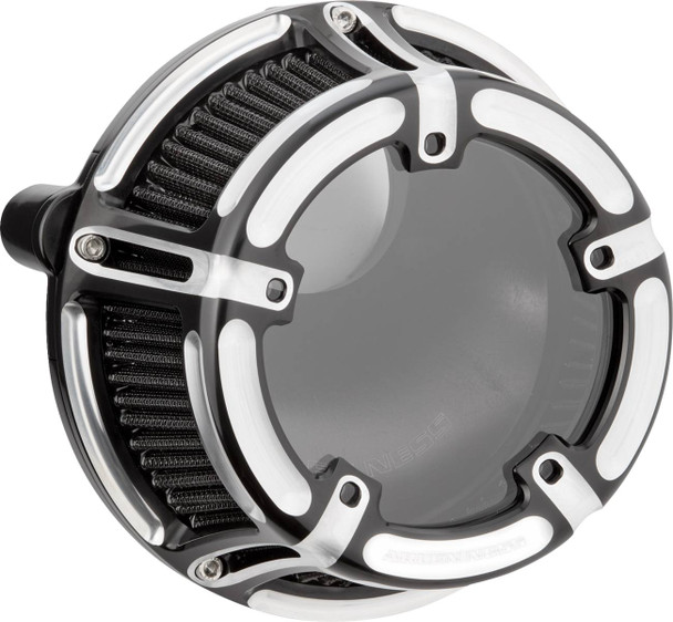 Arlen Ness - 600-237 - Method™ Clear Series Air Cleaner - Black