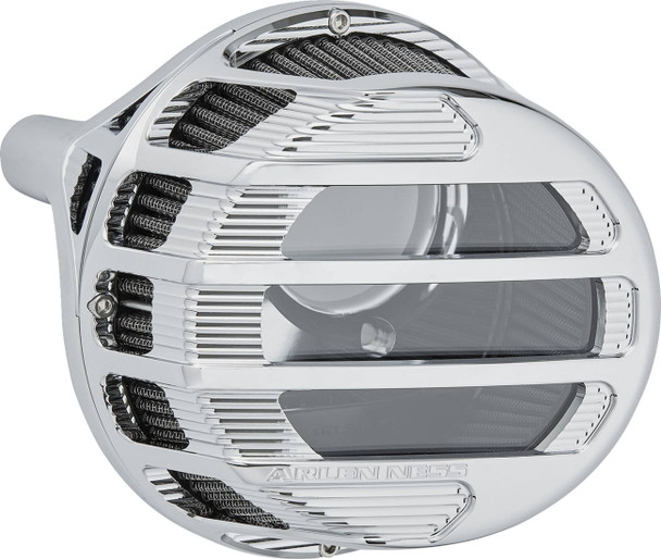 Arlen Ness - Chrome Sidekick Air Cleaner Kit fits '24-'25 Harley M8 Gen 2 FLHX/​FLHXU/​FLTRX/​FLTRXSTSE, '23-'25 FLHXSE/​FLTRXSE, '25 Softail Models