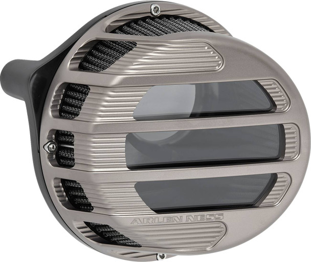 Arlen Ness - Titanium Sidekick Air Cleaner Kit fits '24-'25 Harley M8 Gen 2 FLHX/​FLHXU/​FLTRX/​FLTRXSTSE, '23-'25 FLHXSE/​FLTRXSE, '25 Softail Models
