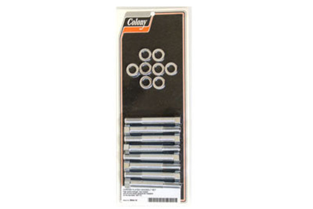 Colony - Hex Head Bolts - Chrome fits '57-'72 XL