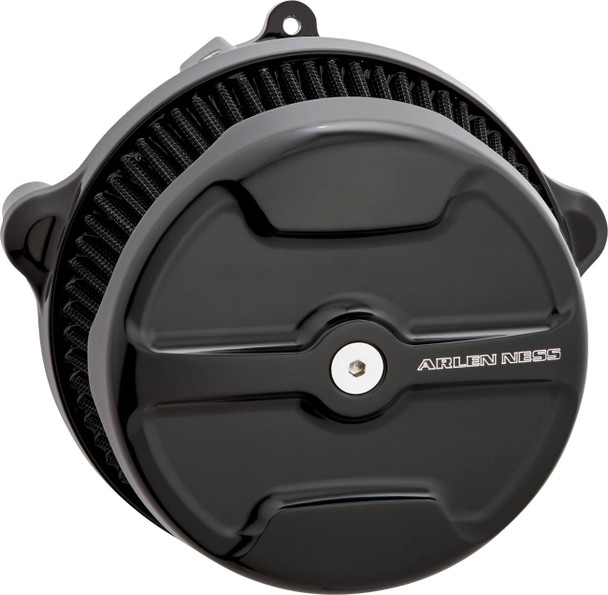Arlen Ness - Black Knuckle Big Sucker™ Stage 1 Air Cleaner Kit with Cover fits '24-'25 Harley M8 Gen 2 FLHX/​FLHXU/​FLTRX/​FLTRXSTSE, '23-'25 FLHXSE/​FLTRXSE, '25 Softail Models