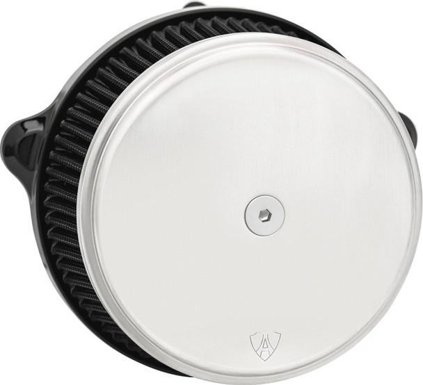 Arlen Ness - Stainless Steel Smooth Big Sucker™ Stage 1 Air Cleaner Kit with Cover fits '23-'25 Harley M8 Gen 2 Touring, '25 Softail Models
