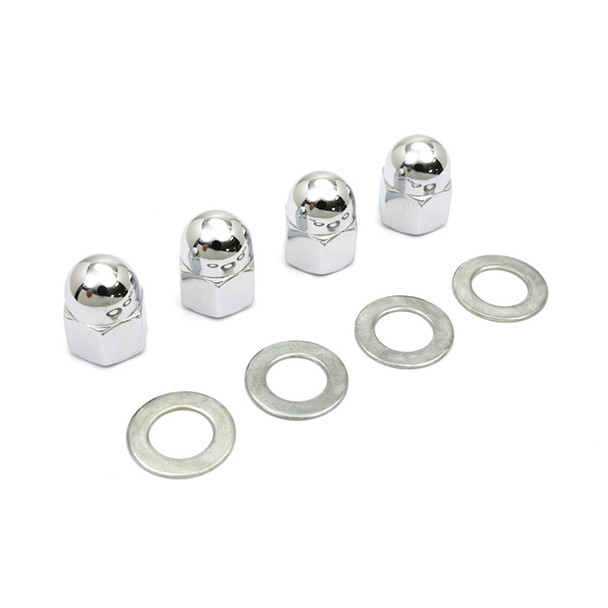 Colony - Rocker Arm Shaft Acorn Nut and Washer Kit - fits Harley FL, FX, and XL ( see desc.)