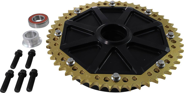 Alloy Art - G2UCC51-12 - Cush Drive Carrier - 51 Tooth - Black/Gold