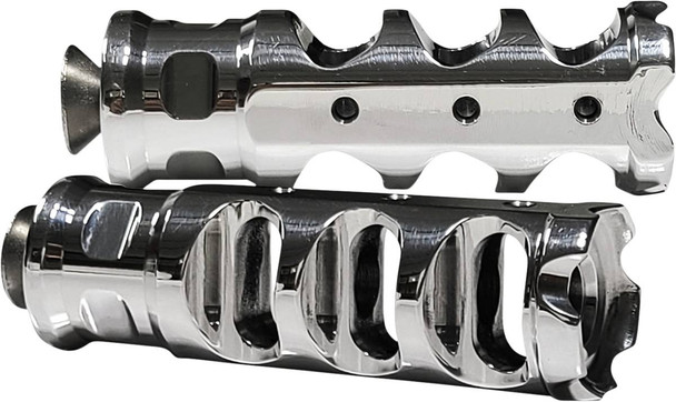 Accutronix - PT320-AKC - Muzzle Brake Shifter Peg - Heel/Toe - Chrome