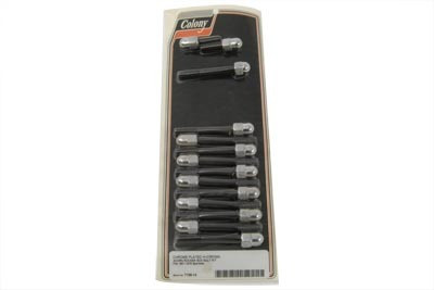 Colony - Acorn Rocker Box Bolts and Washers -Chrome fits '57-'76 XL