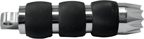Avon Grips - FP-AIR-90-CH-EX - Footpegs - Air Cushioned Excalibur - Chrome