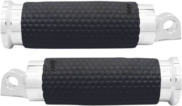 Avon Grips - FP-GEL-70-CH - Gel Footpegs - Chrome