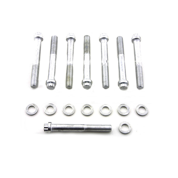 Colony - 9212-16 Cadmium Headbolt Kit fits '73-'85 Sportster Models